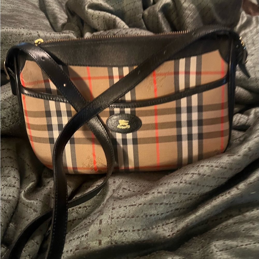 BURBERRY Vintage Nova Check Shoulder Bag